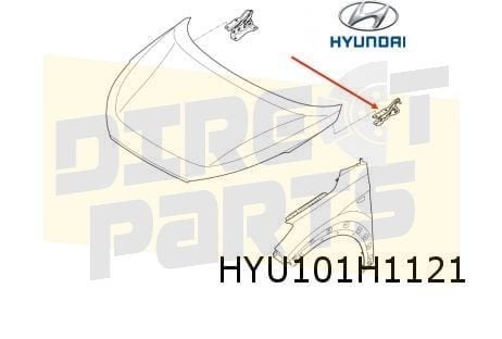 Hyundai Tucson (11/18-2/21) Motorkapscharnier Links Originee, Neuf, -, Hyundai, -