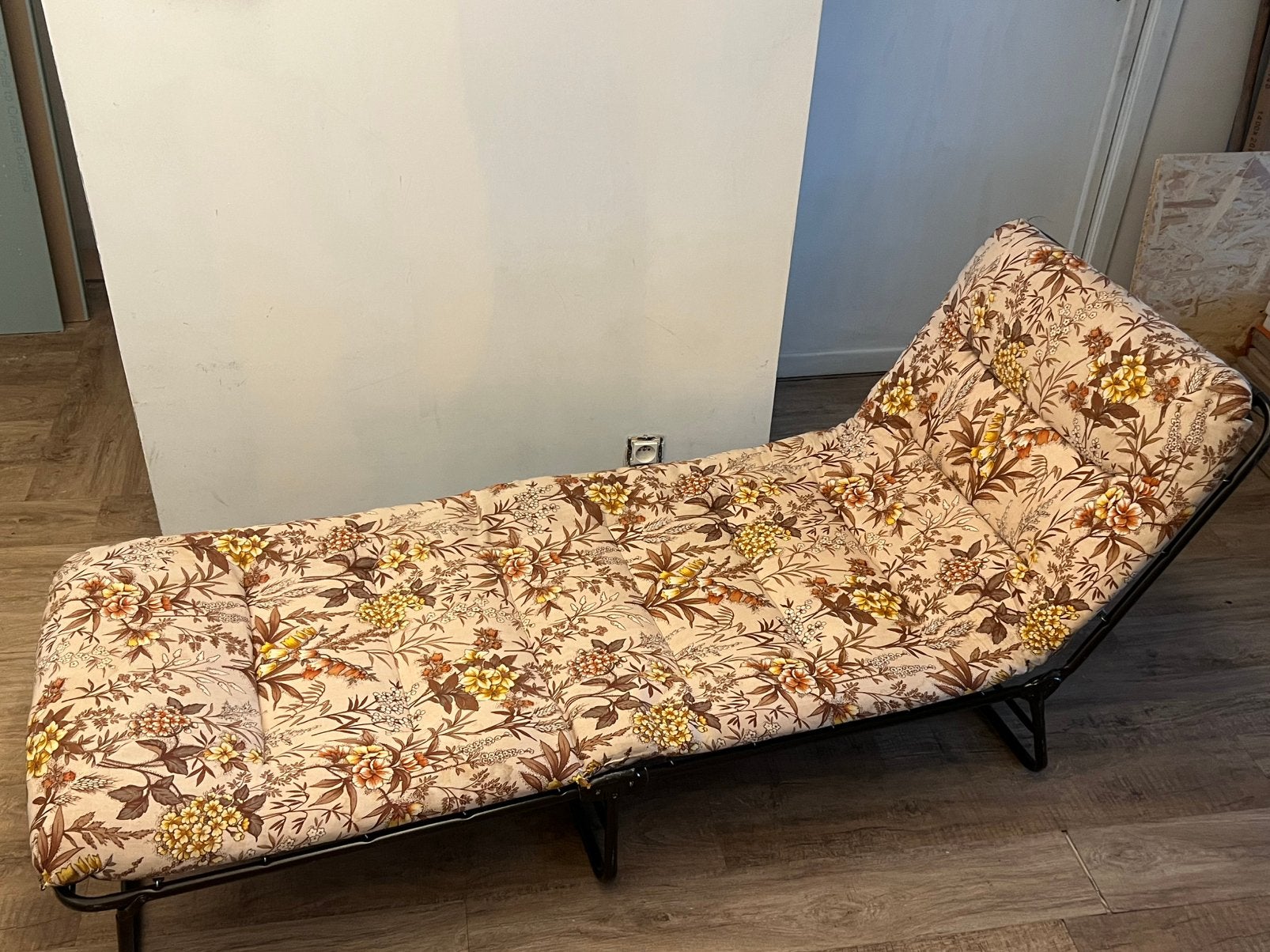 plooibed 70x190cm, tuinmeubel. Vintage jaren 70, Ophalen, Gebruikt
