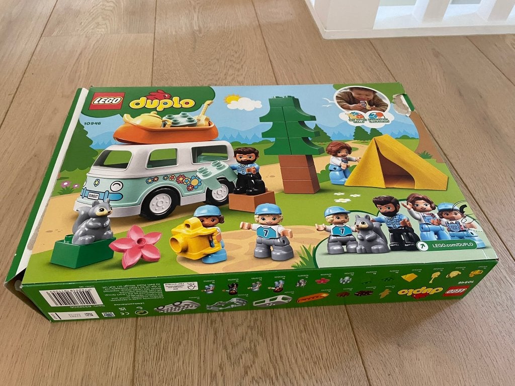 Lego DUPLO 10946 kamperen - volledig, Overige thema's, Ophalen of Verzenden, Zo goed als nieuw, Duplo