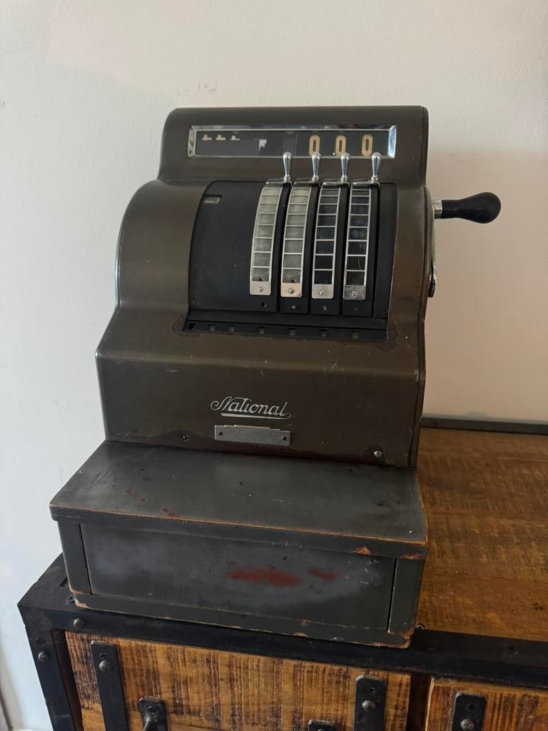 Vintage National kassa, Antiek en Kunst, Ophalen