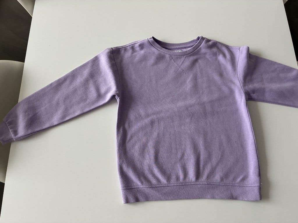 Paarse sweater maat 146, Kinderen en Baby's, Kinderkleding | Maat 146, Ophalen of Verzenden, Zo goed als nieuw, Meisje, Trui of Vest