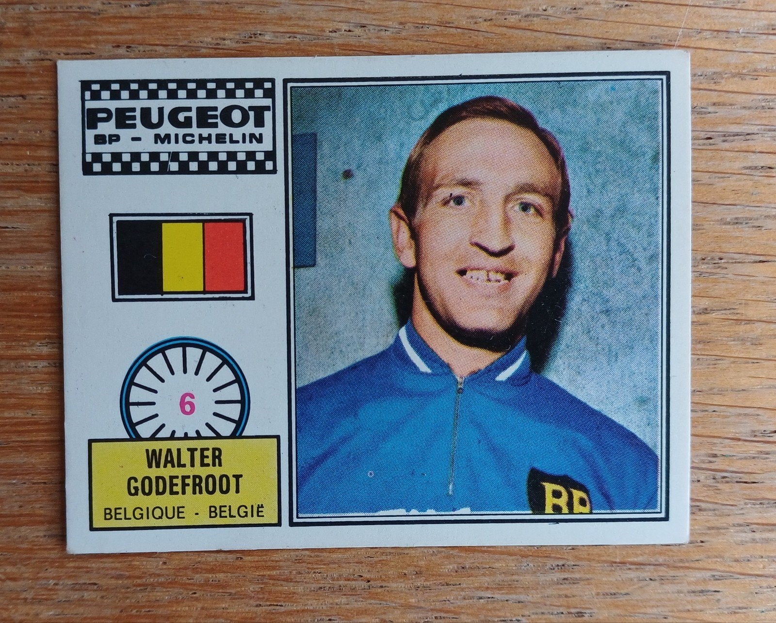 Panini Sprint 72 Walter Godefroot Nr. 6, Verzamelen, Ophalen of Verzenden