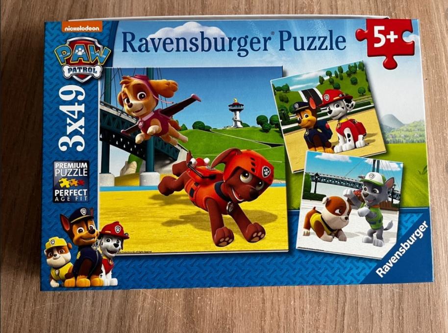 Puzzel Paw Patrol 3x49 stukken. Nog in de verpakking, Ophalen of Verzenden, 10 tot 50 stukjes, Nieuw, 4 tot 6 jaar