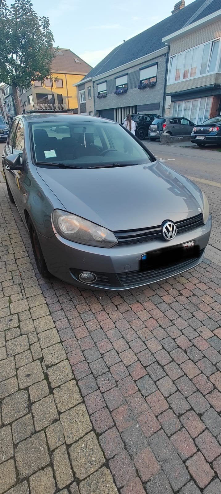 Volkswagen Golf 1.6TDI, Auto's, Voorwielaandrijving, Euro 5, Stof, Zwart