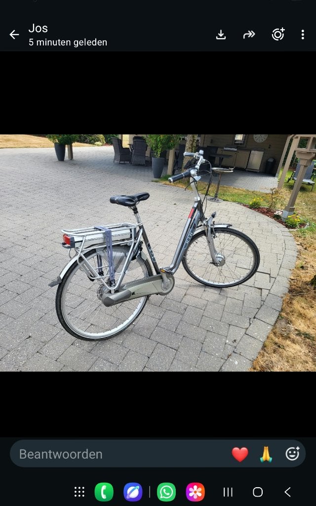 Elektrische fiets RIH, Fietsen en Brommers, 51 tot 55 cm, Ophalen, Gebruikt, 50 km per accu of meer