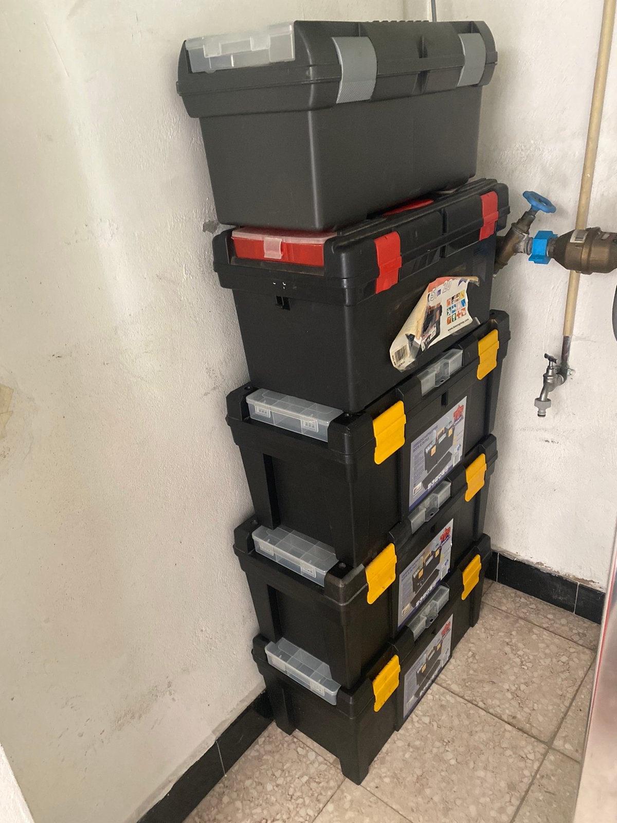5 biôtes de rangement, Bricolage & Construction, Enlèvement, Comme neuf