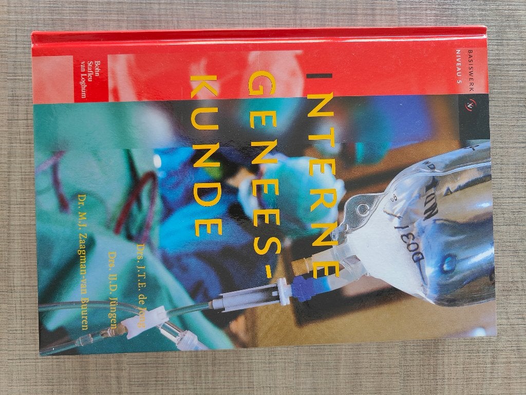 Leerboek: interne geneeskunde, Boeken, Studieboeken en Cursussen, Ophalen of Verzenden, Zo goed als nieuw, Hoger Onderwijs