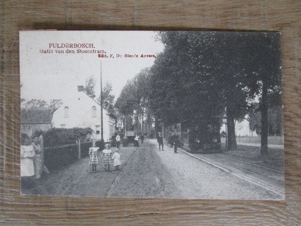 oude postkaarten Pulderbos, Verzamelen, Postkaarten | Themakaarten, Stad of Dorp, Ophalen of Verzenden