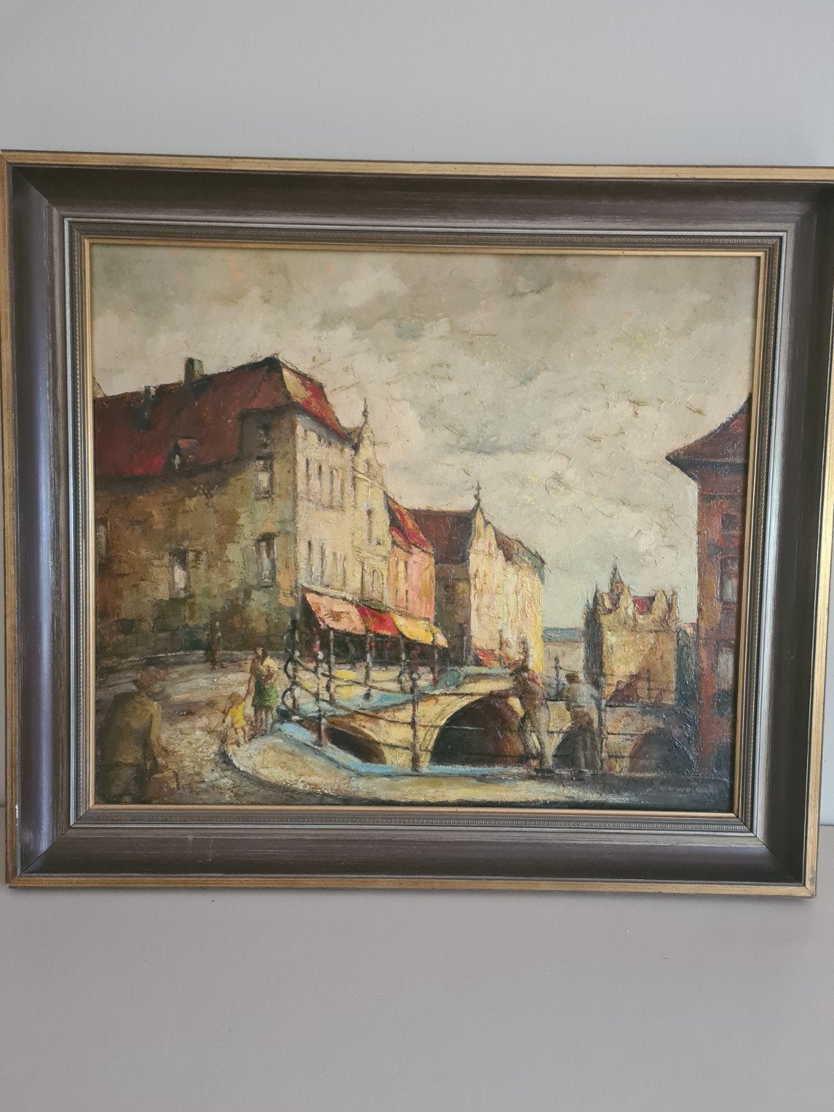 olieverfschilderij op doek, Antiek en Kunst, Ophalen, Doek