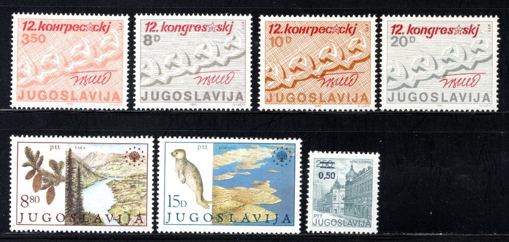 JOEGOSLAVIE Lot 1982 MNH, Verzenden, Joegoslavië, Postfris