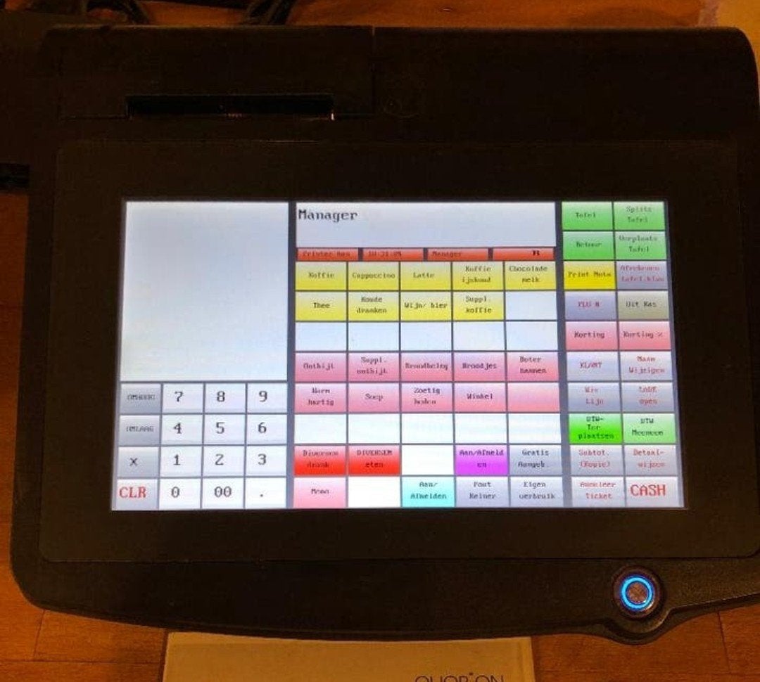 Kassa Quorion - QTouch 10, Ophalen