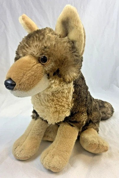 Peluche Wild Republic Cuddlekins Coyote 30 cm marron gris, Brun, Overige karakters, Chien, Comme neuf