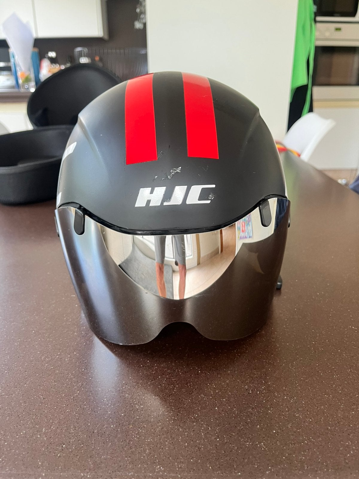 Hjc adwatt large, Fietsen en Brommers, Ophalen, Zo goed als nieuw, Large