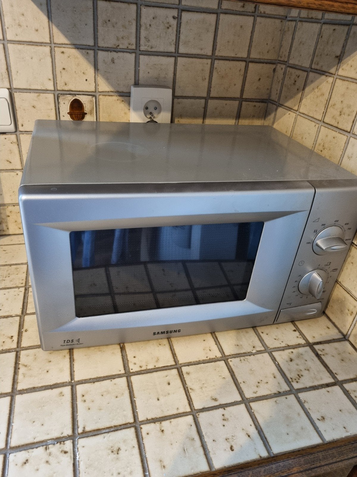 Microgolfoven samsung, Elektronische apparatuur, Ophalen, Microgolfoven, Zo goed als nieuw, Draaiplateau