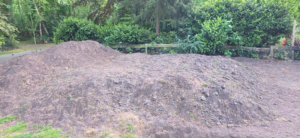 Zwarte grond/ opvulgrond +- 40m3, Ophalen