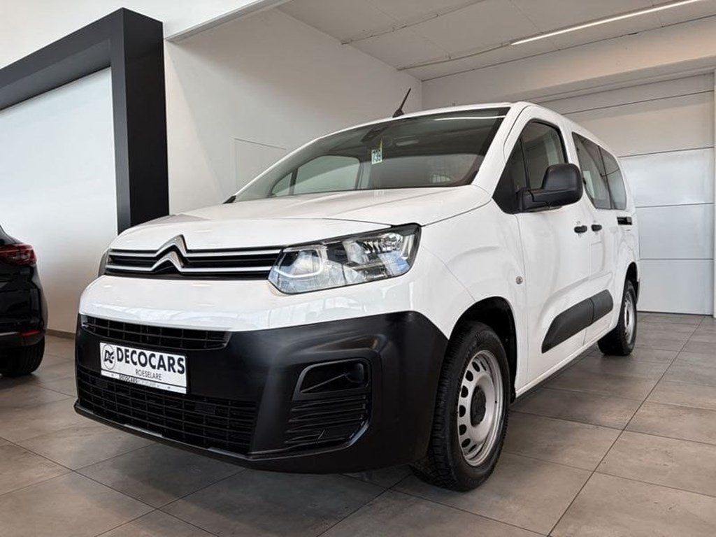 Citroen Berlingo Van Lengte 2 / Dubbele Schuifdeur / 3 Zit, 75 kW, Monovolume, Wit, 5 deurs