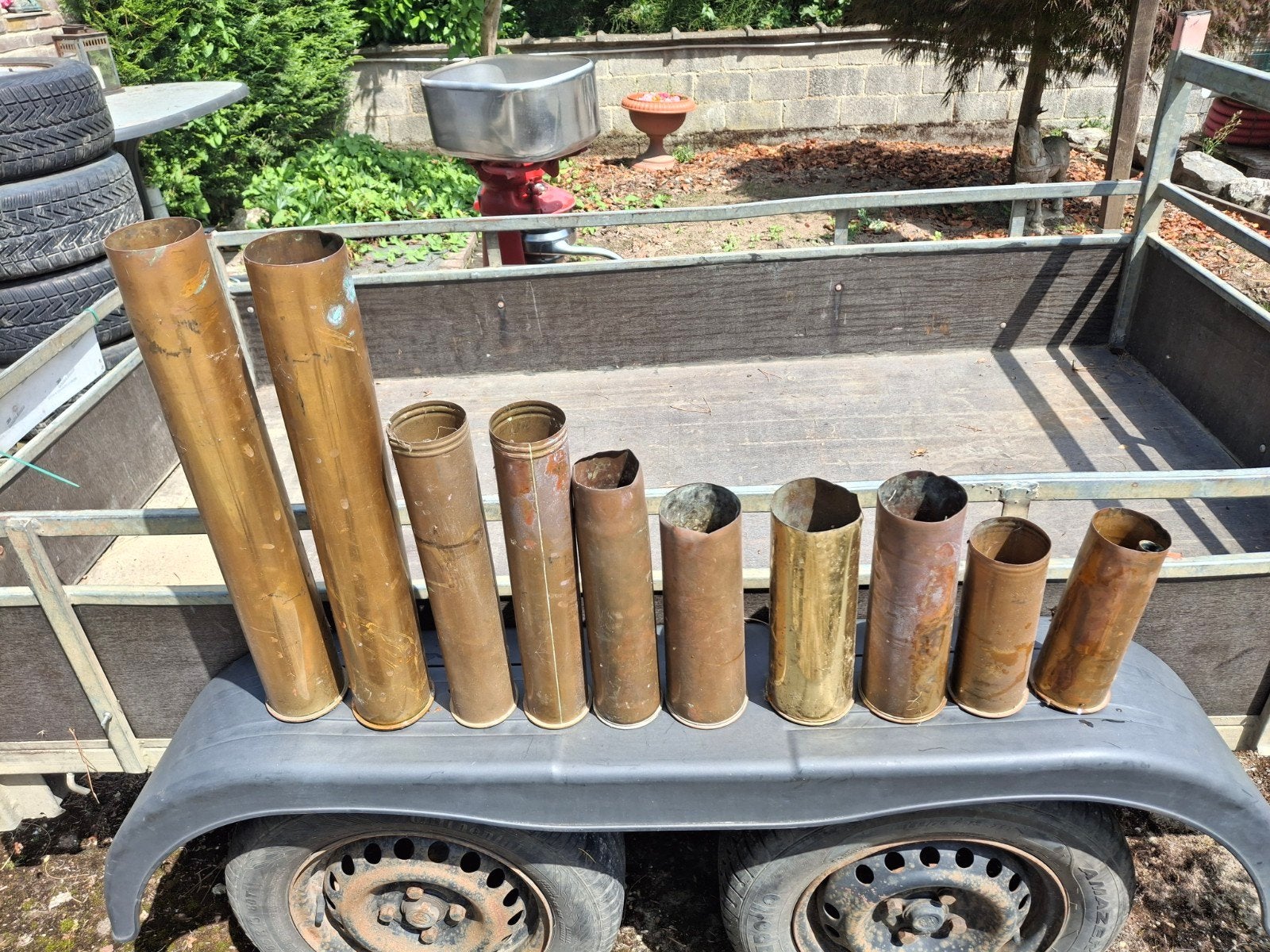Obussen 1e en 2e wereldoorlog., Collections, Enlèvement
