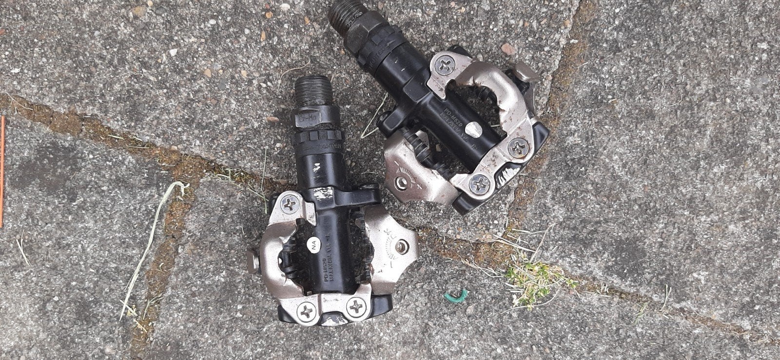 Klikpedalen spd in nieuwstaat, Zo goed als nieuw, Oldtimerfiets, Aluminium, Shimano