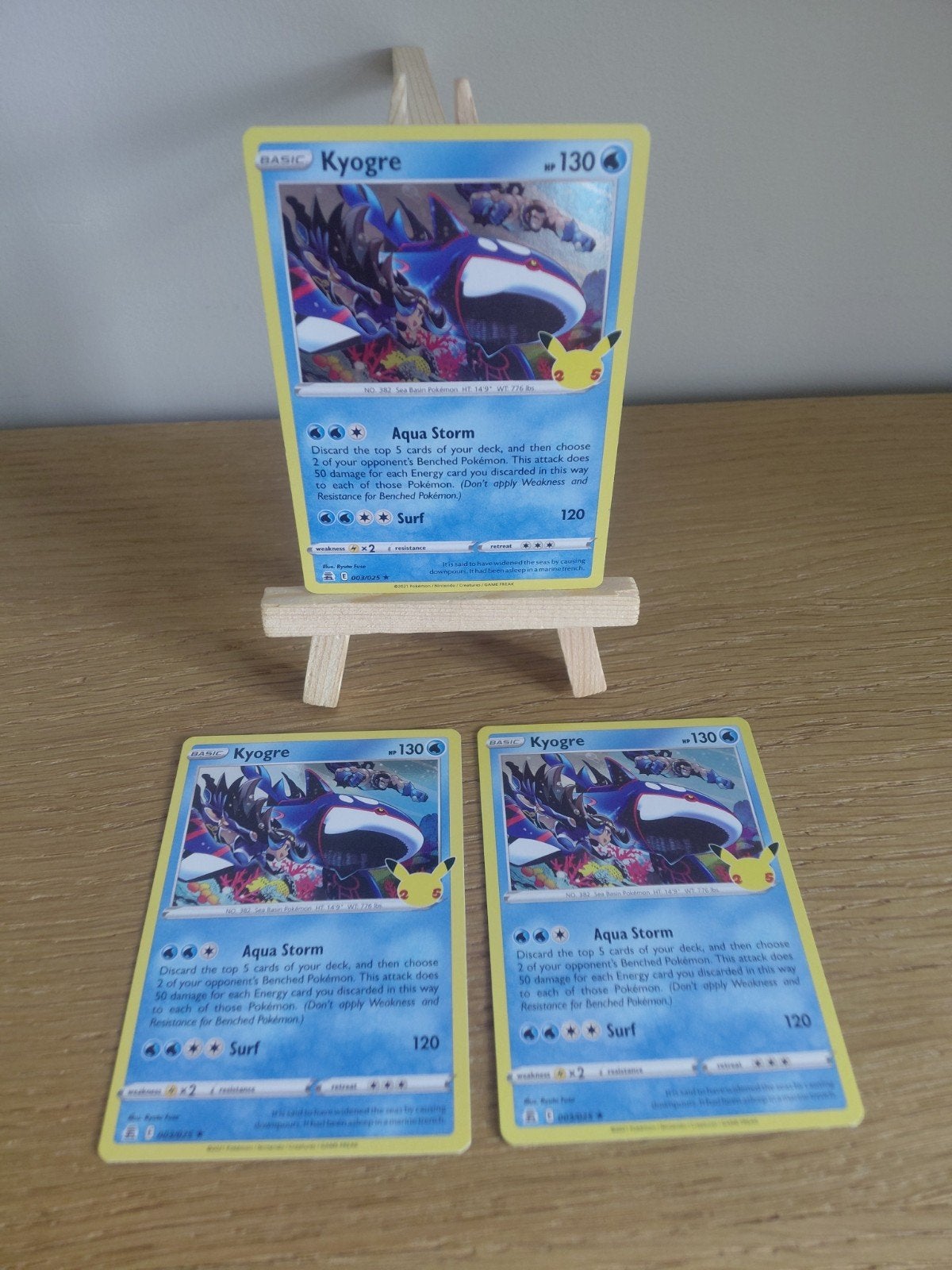 pokémon kaart kyorge, Ophalen of Verzenden, Gebruikt, Meerdere kaarten