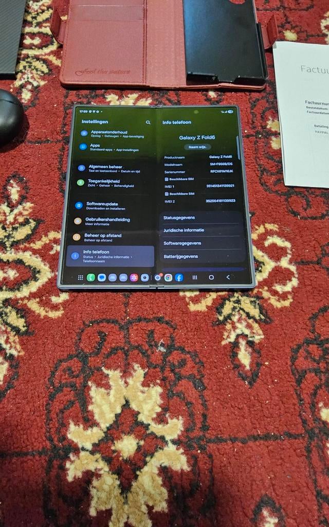 Samsung Galaxy Z Fold 6, presque neuf avec certificat de gar, Télécoms, Téléphonie mobile | Samsung, Enlèvement, Galaxy Z Fold