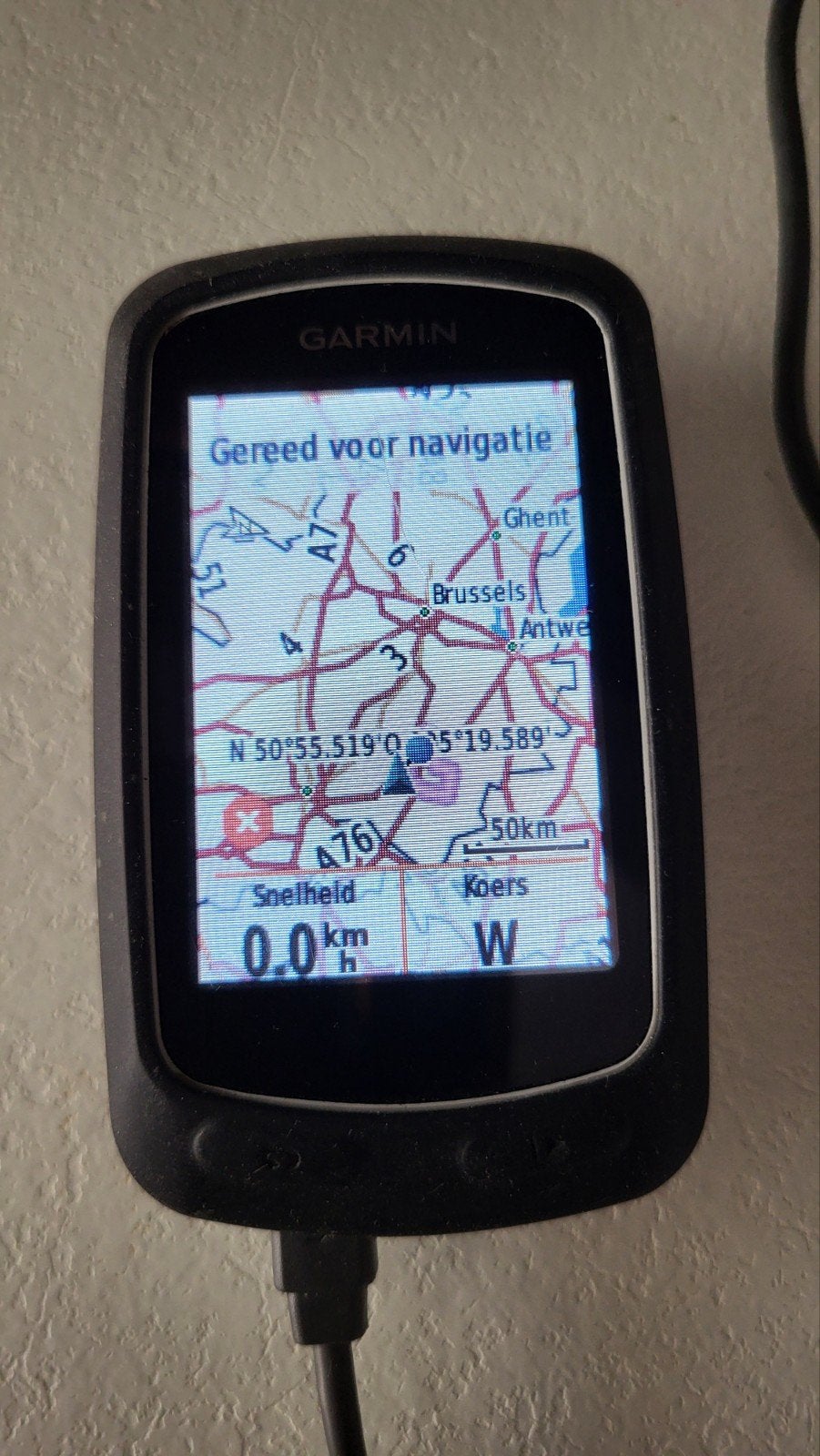 Garmin Edge Touring fiets-GPS met Europakaarten + hoes, Ophalen
