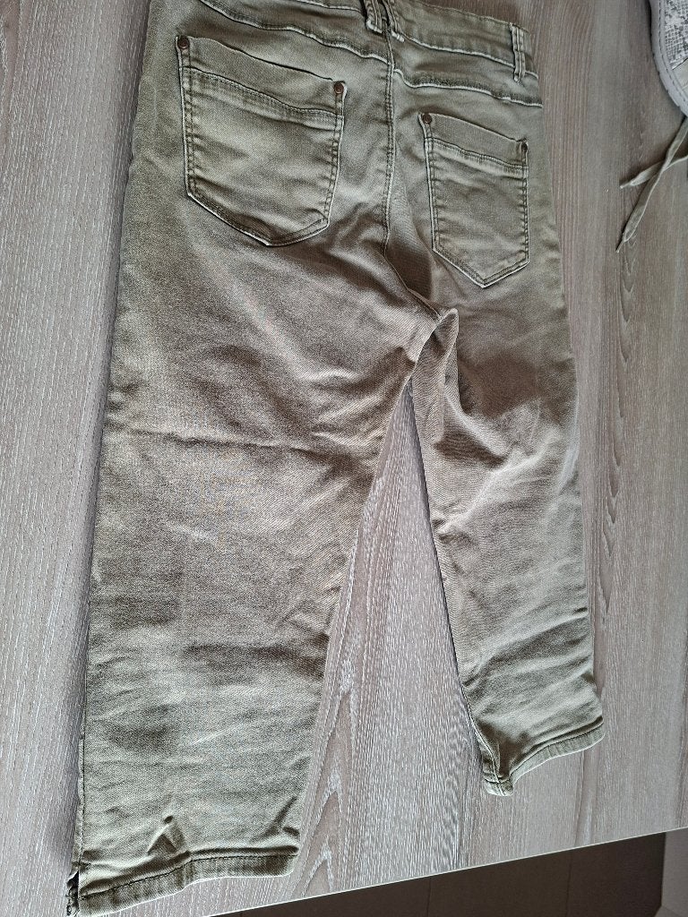 Lola Liza, groene lange broek m 34, Broek, Lola & Liza, Jongen of Meisje, Ophalen of Verzenden