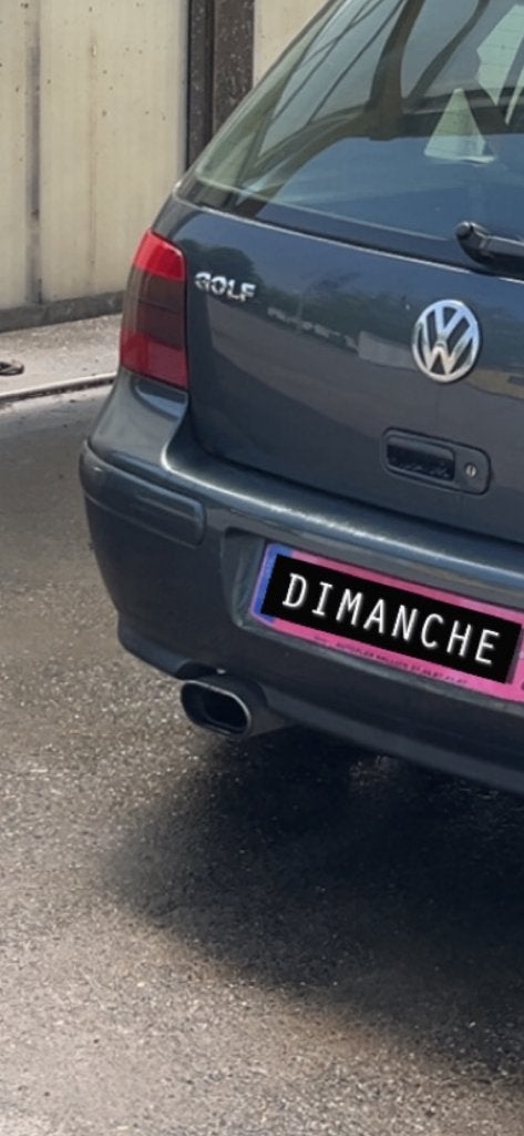 Échappement golf IV v6 inox avec homologation, Enlèvement