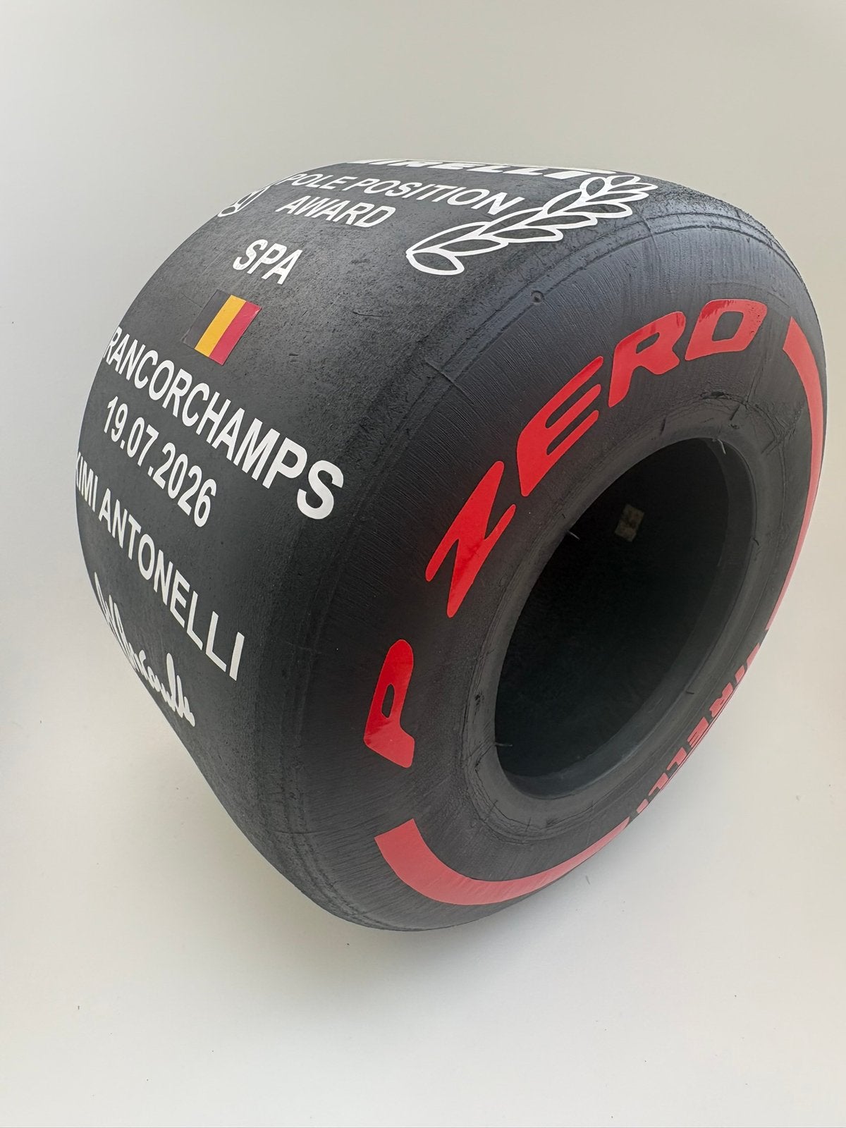 Spa 2026 Pole tire F1 replica, Verzamelen, Ophalen of Verzenden, Nieuw, Formule 1