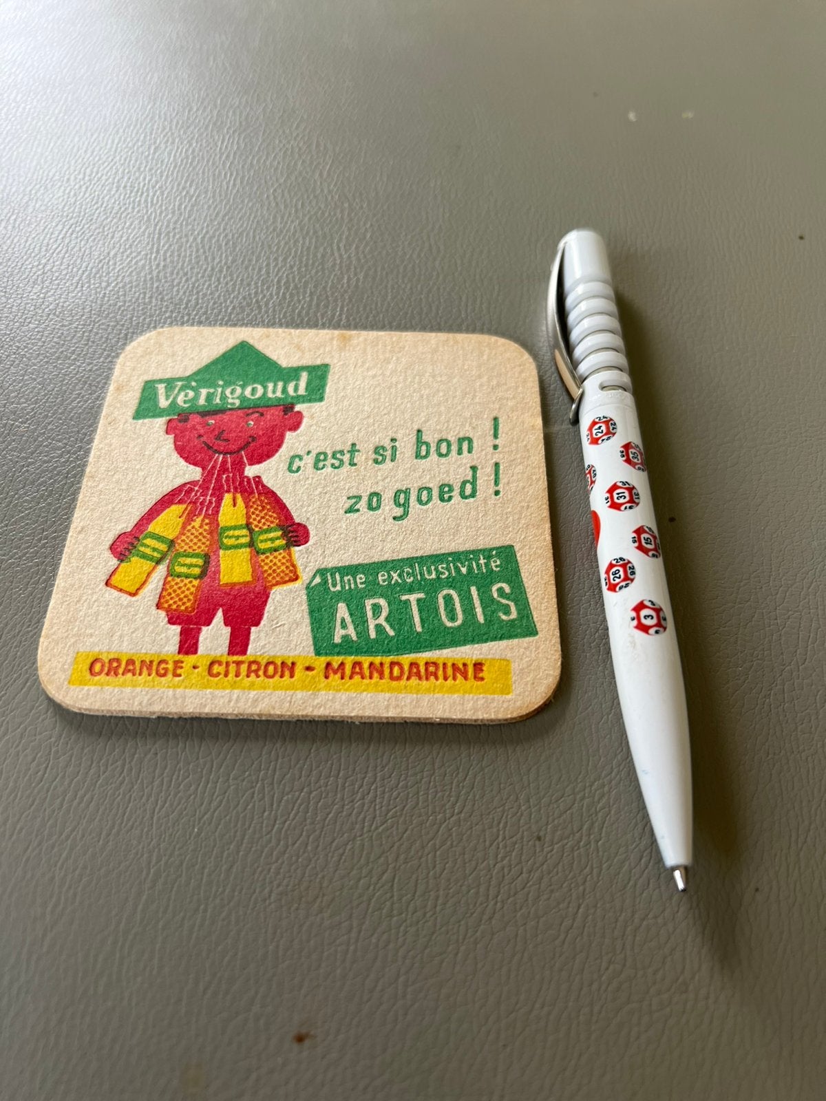 Stella Artois oude bierviltje, Ophalen of Verzenden, Gebruikt, Viltje(s), Stella Artois