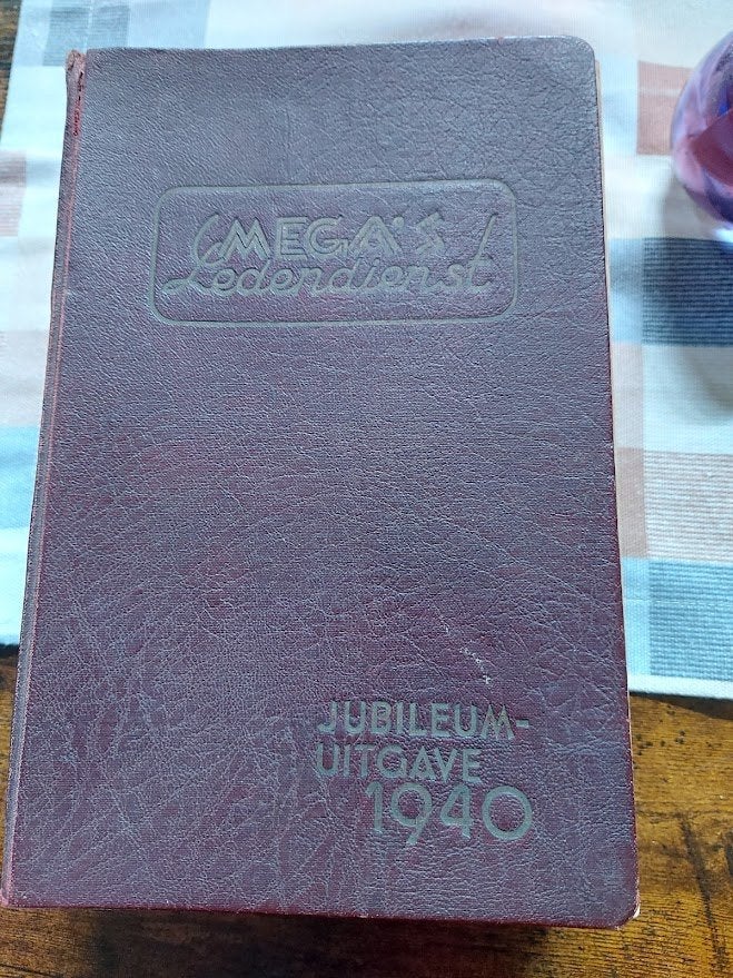 Omega's ledenlijst. Jubileumuitgave 1940, Antiek en Kunst, Antiek | Boeken en Manuscripten, Ophalen of Verzenden
