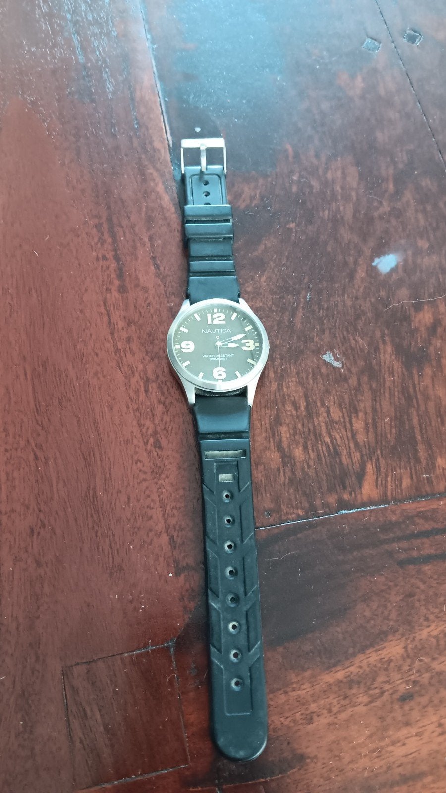 Nautica horloge, Handtassen en Accessoires, Horloges | Heren, Overige merken, Gebruikt, Staal, Polshorloge
