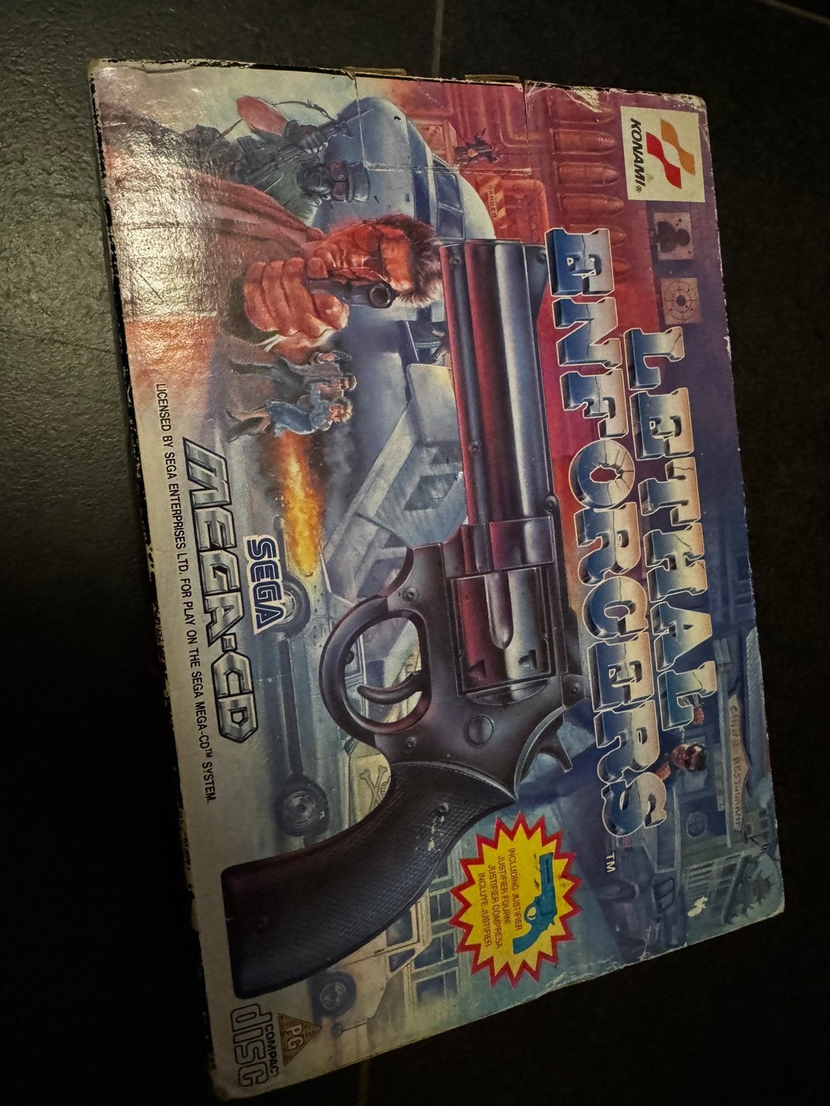 Sega mega drive 2 + mega CD +Lethal enforcers, Games en Spelcomputers, Spelcomputers | Sega, Ophalen, Zo goed als nieuw, Mega Drive