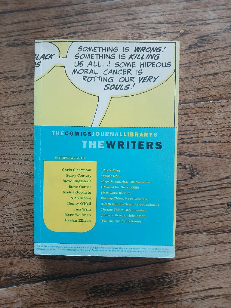 The Comics Journal Library #6 - The Writers - RARE, Livres, BD | Comics, Utilisé, Série complète ou Série, Amérique, Enlèvement ou Envoi