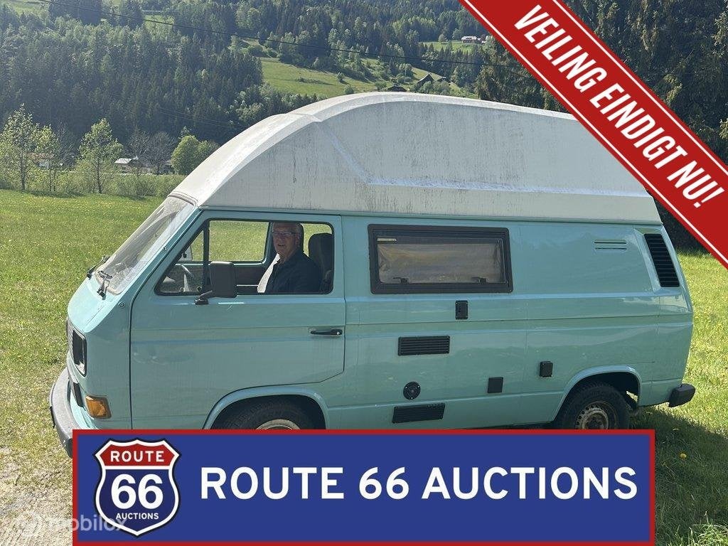 Volkswagen T3 Camper | 1981 | Route 66 Auctions, Autos, Achat, Entreprise, Autre carrosserie, Essence