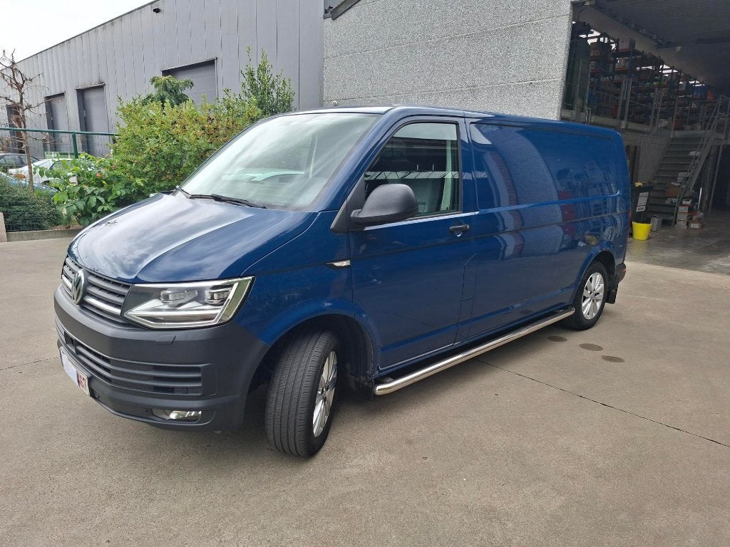 VW Transporter T5 Luxe uitvoering, Auto's, Volkswagen, 4 deurs, 1984 cc, Blauw, 2500 kg