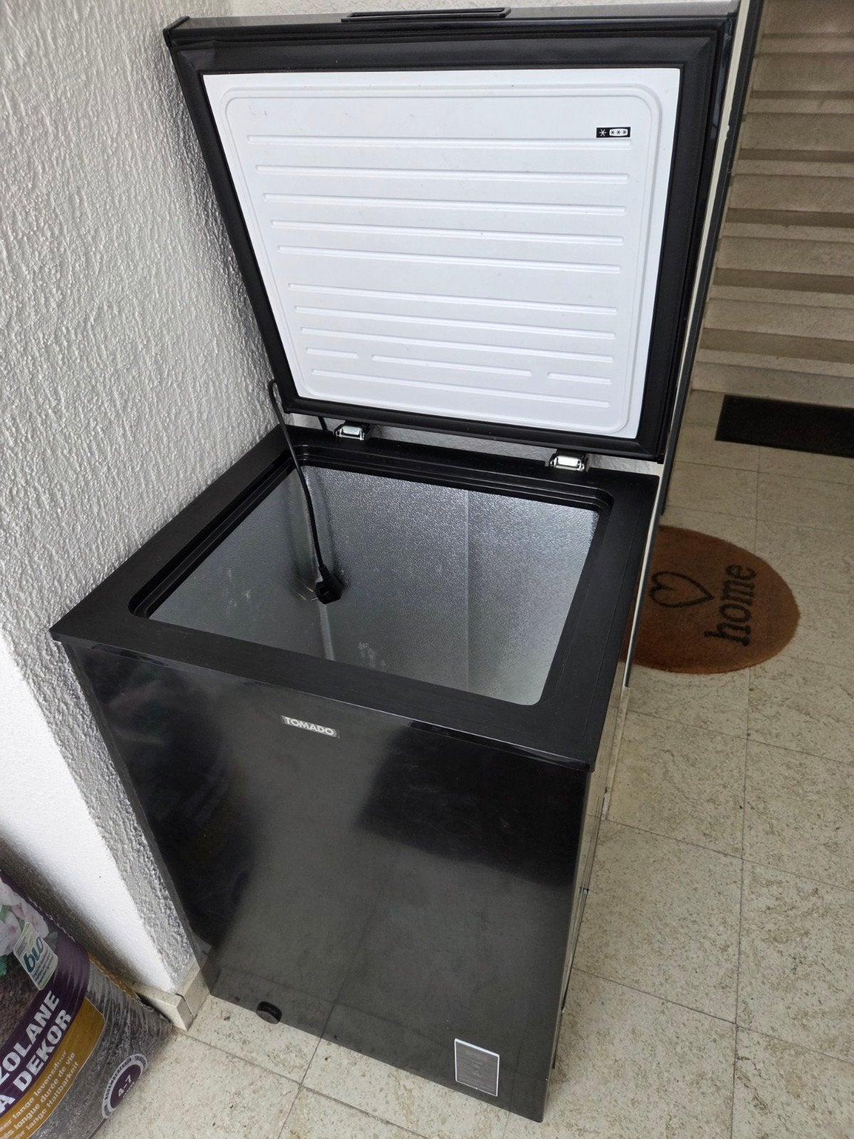 diepvriezer 100L, Enlèvement
