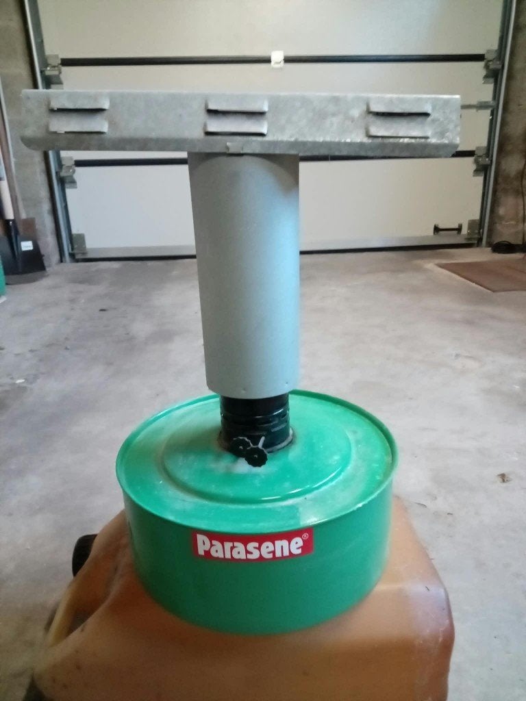 Petroleum kacheltje, Ophalen, Gebruikt