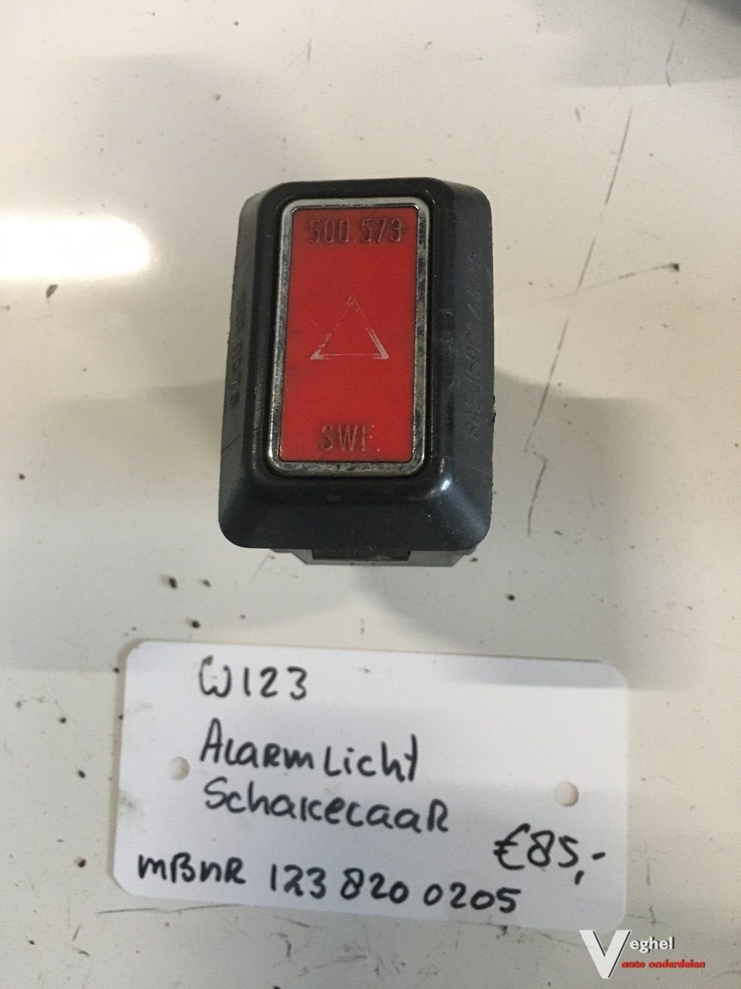 Mercedes W123 Alarmlichtschakelaar, -, Utilisé, -, -