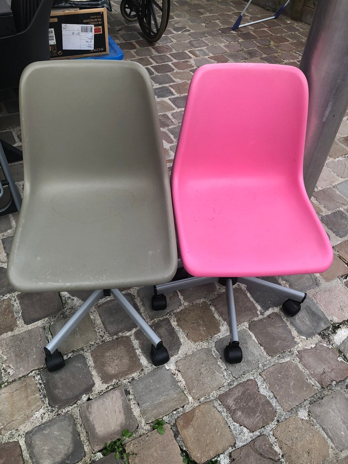 2 bureaustoelen, Ophalen, Gebruikt, Bureaustoel