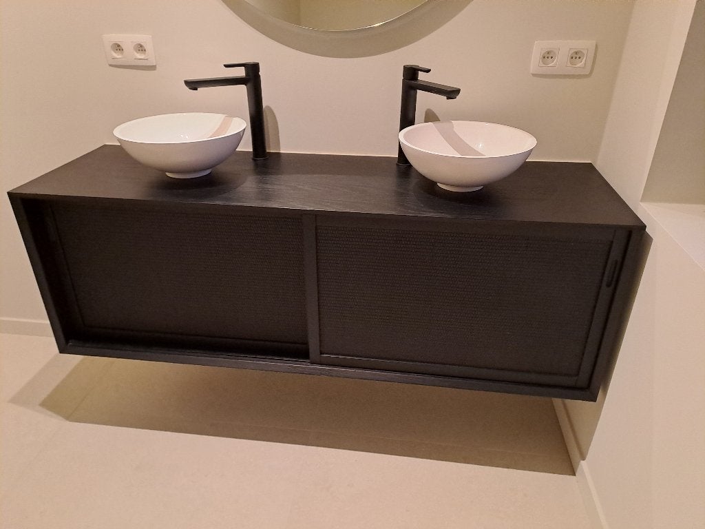 Badkamerset: Furnified Nestor + Nobili Kraan & 2 Waskommen, Ophalen, Kraan