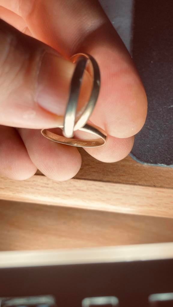 Bague cartier trinity (3or), Enlèvement, Or, Or