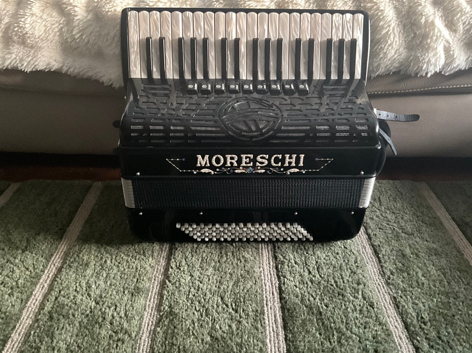 Accordéon Moreschi, Musique & Instruments, Accordéons, Enlèvement, Comme neuf, Avec valise