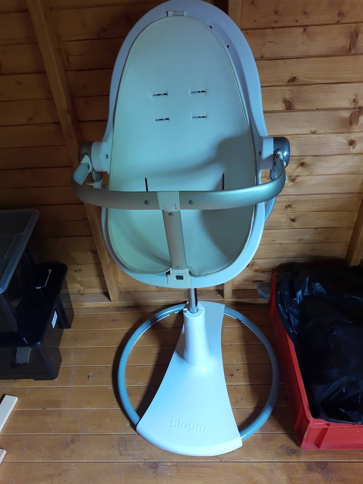 eetstoel bloom fesco wit, Kinderen en Baby's, Kinderstoelen, Ophalen, Gebruikt