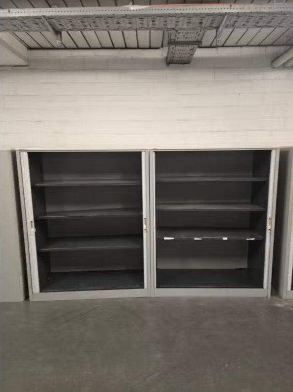 Professionele metalen kasten met schuifdeur 150x120x45, Ophalen of Verzenden, Zo goed als nieuw