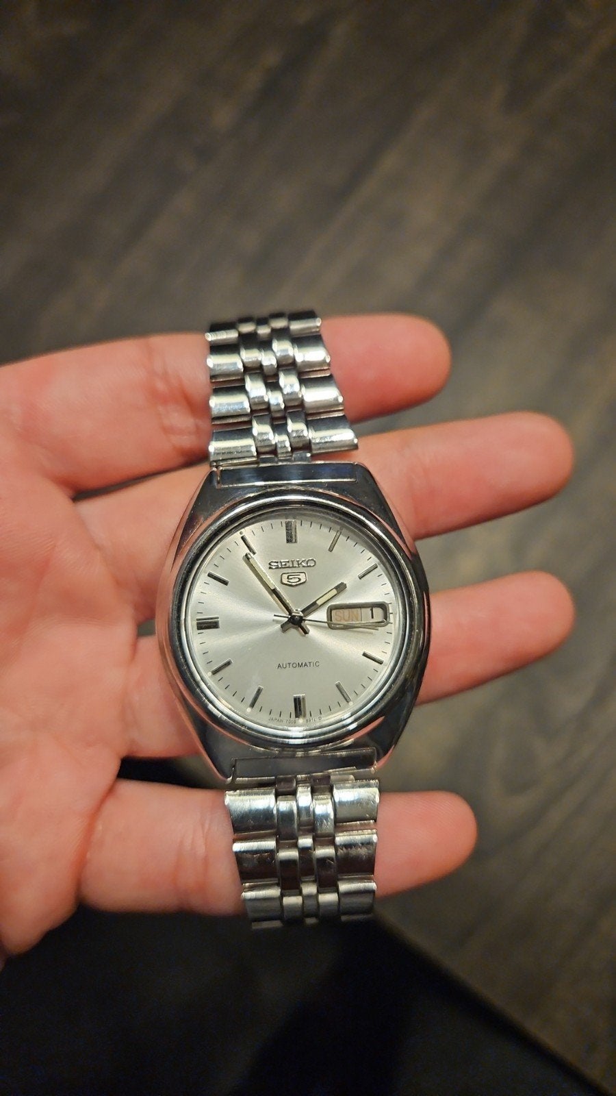 Prachtige Vintage Seiko 5 Automatisch Herenhorloge – Klassie, Handtassen en Accessoires, Horloges | Antiek, Ophalen of Verzenden