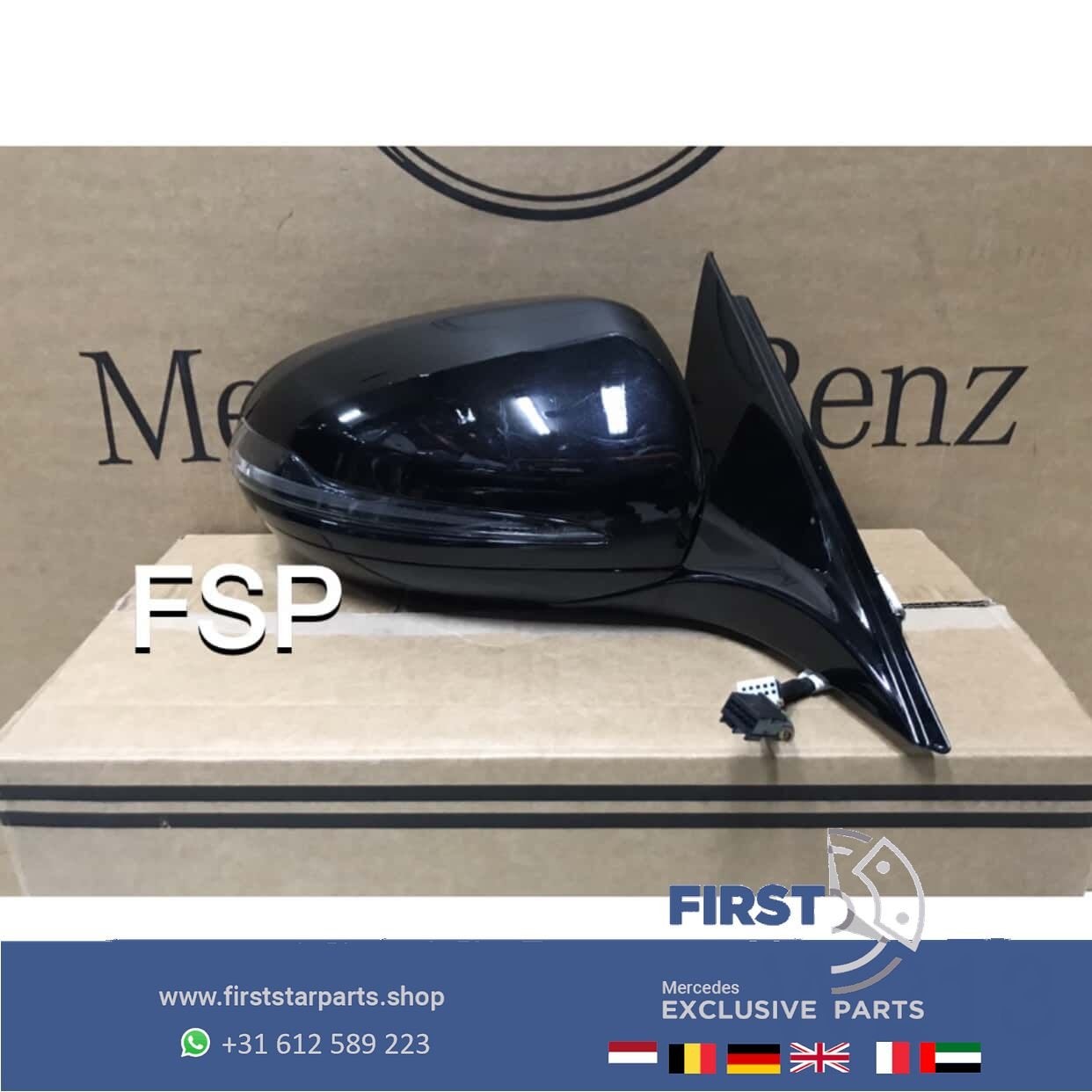 W213 SPIEGEL COMPLEET FULL OPTION E KLASSE 2020 AMG E63 Elek, Gebruikt, -, Ophalen of Verzenden, -
