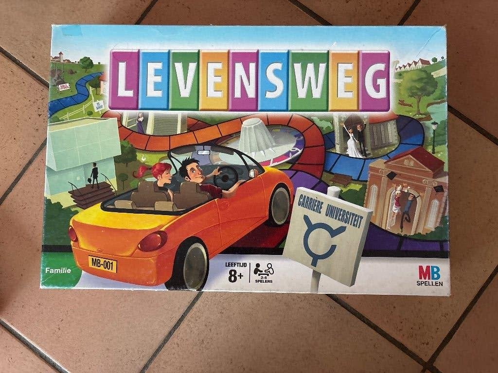 Levensweg, Hobby en Vrije tijd, Drie of vier spelers, Ophalen, Gebruikt, MB spellen