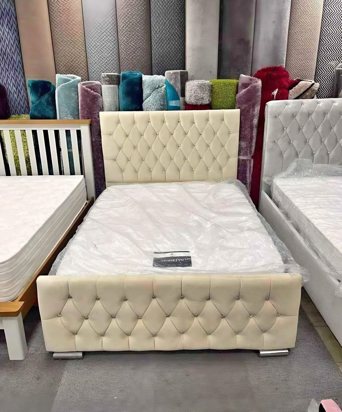 Lit Florida neuf avec matelas 140x200, 160x200, 180x200, Enlèvement ou Envoi, Matelas