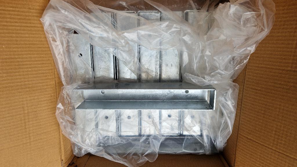 Betonplaathouders 28cm (16 stuks), Tuin en Terras, Ophalen, Nieuw, IJzer