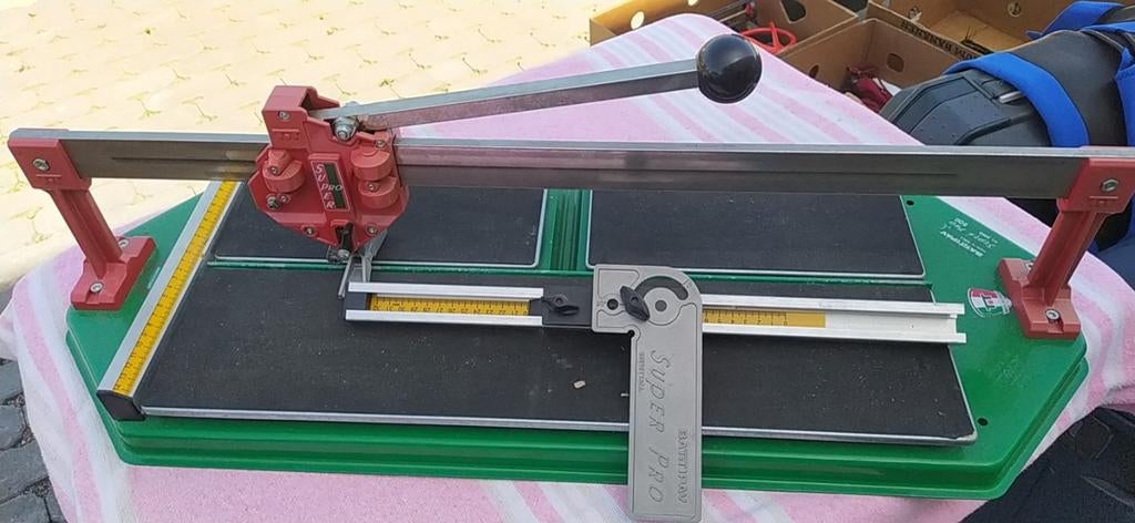 Tegesnijder Battipav Pro 600, Ophalen